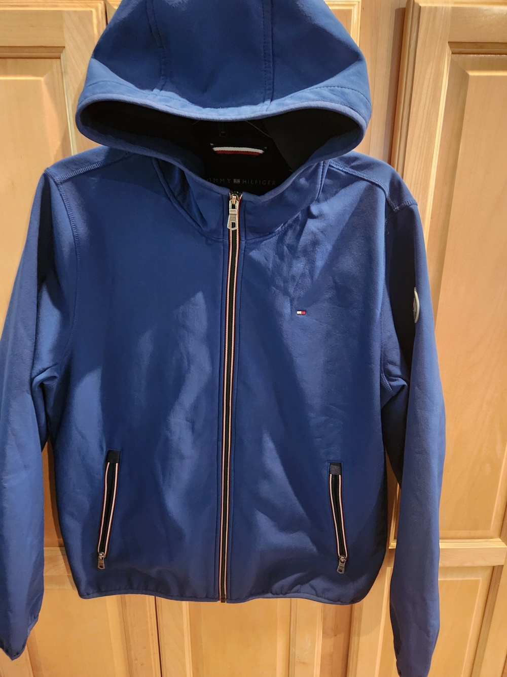 Tommy Hilfiger Men’s Blue Hooded Zip Jacket